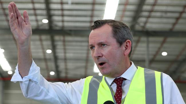 Premier of Western Australia Mark McGowan. Picture: AAP