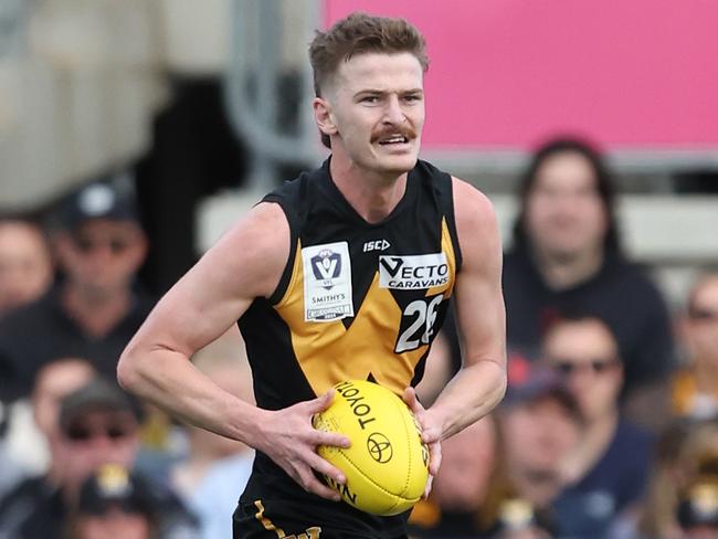 Riley Bice of the Werribee Tigers in action during the 2024 VFL grand final. Picture: Rob Lawson/AFL Photos via Getty Images