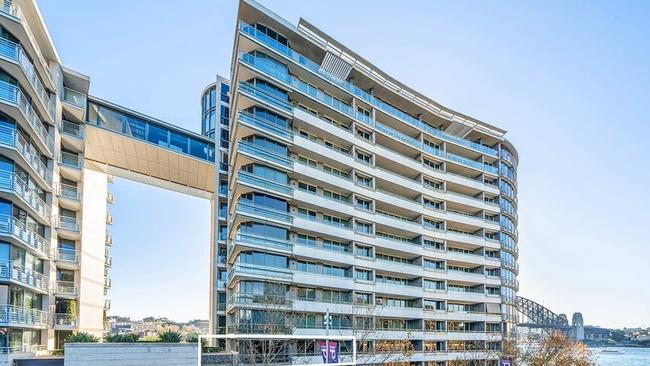 The Bennelong One building, located next to the Sydney Opera House.