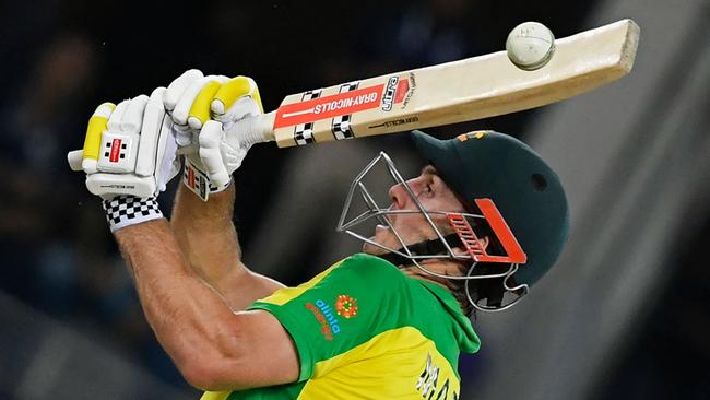 Mitchell Marsh was dropped early in the tournament before becoming the player of the final. Picture: AFP