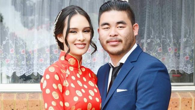 Katherine and Bronco Hoang were both involved in a car accident that claimed the lives of Katherine and her two unborn sons. Picture: Facebook