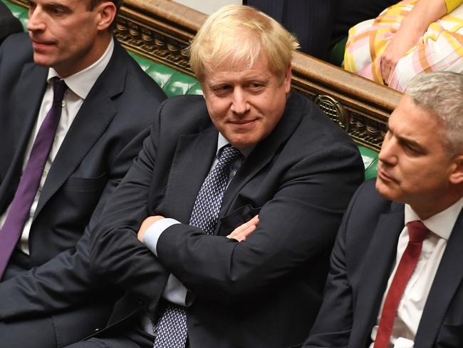 Boris Johnson was required by law to beg for an extension to January 31. Picture: AFP