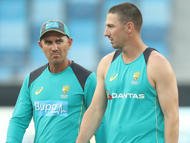 Justin Langer has extended a selection lifeline to Shaun Marsh.