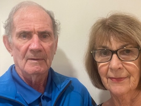 Don and Jenny Brown. Don was forced to wait 48 hours in the Emergency Department at Wollongong Hospital before a bed was made available. Picture: Supplied