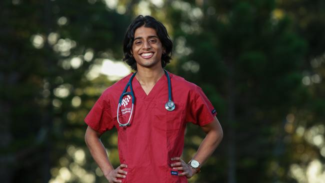 Medical student, David Chanmugam is ready to serve in the medical profession. Picture:Justin Lloyd