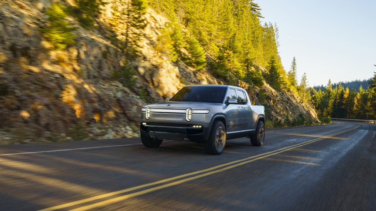 Rivian could beat Tesla to market with its R1T electric ute concept. Picture: Supplied.