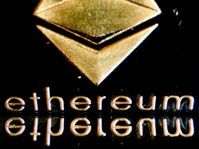 Ethereum is a digital ledger that underpins tens of billions of dollars worth of cryptocurrencies, digital tokens (NFTs), games and apps. Picture: Stefani Reynolds / AFP