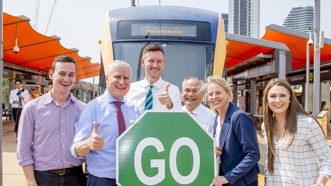 Funding for the tram extension was announced last month. Picture: Jerad Williams