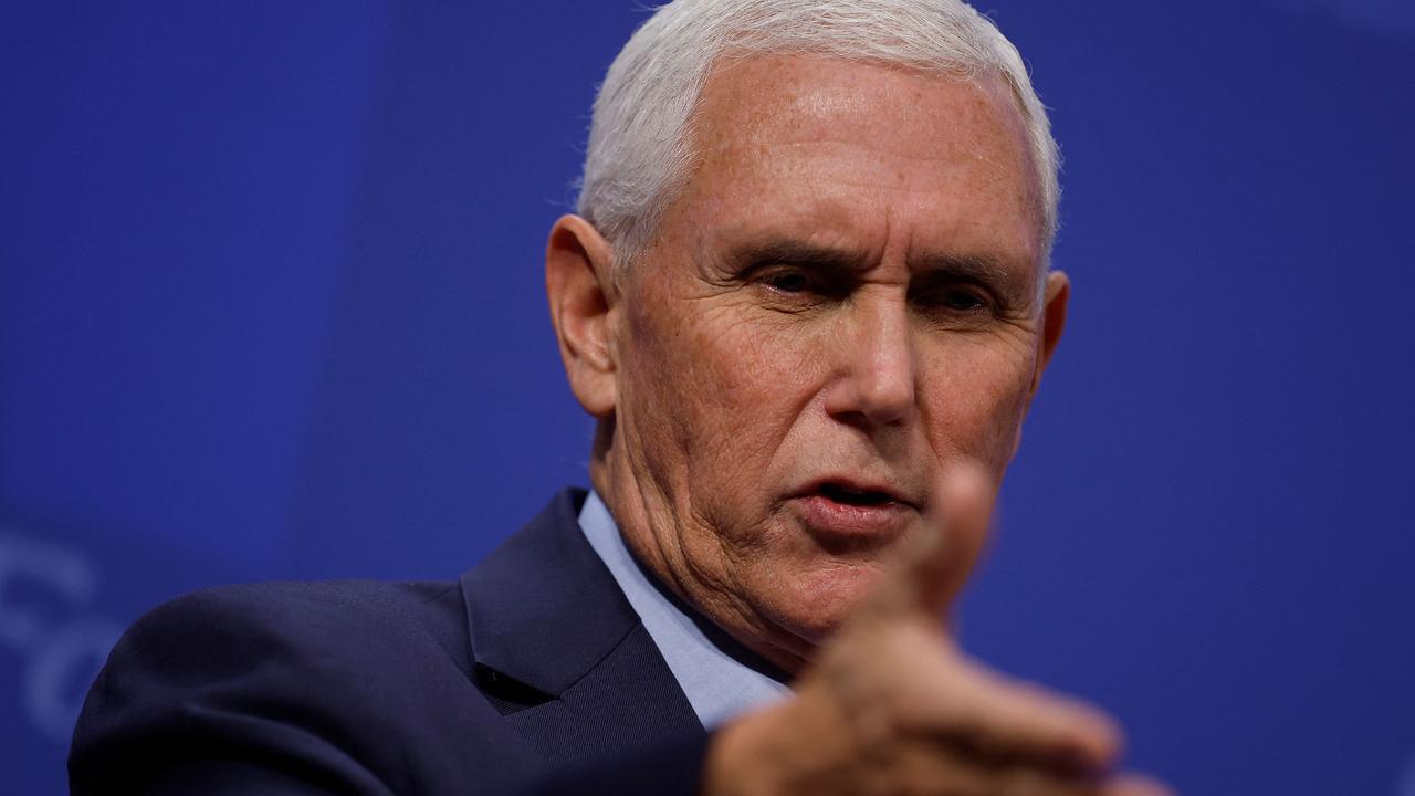 Former US Vice President Mike Pence has criticised Donald Trump. (Photo by CHIP SOMODEVILLA / GETTY IMAGES NORTH AMERICA / AFP)