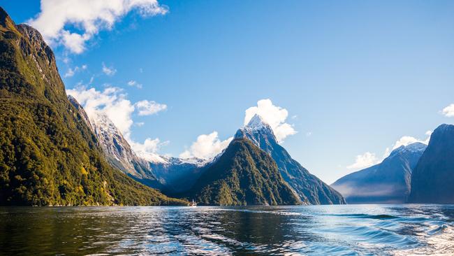 Mitre Peak in Milford Sound.