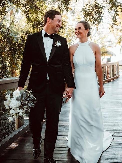 The couple tied the knot several months after Ash Barty announced her retirement from professional tennis. Picture: Instagram