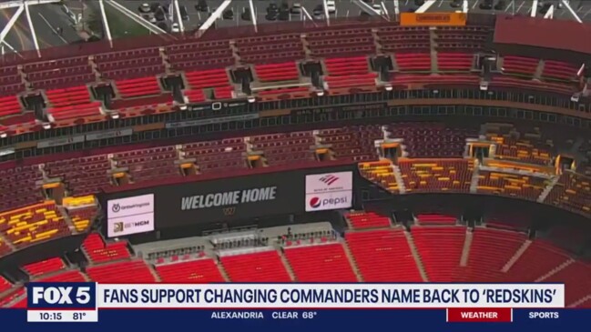 Washington Commanders chief breaks silence over calls to change team name  back to Redskins