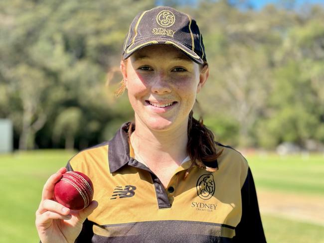 Skye Halmarick’s tournament has sadly come to an end. Supplied: Cricket NSW