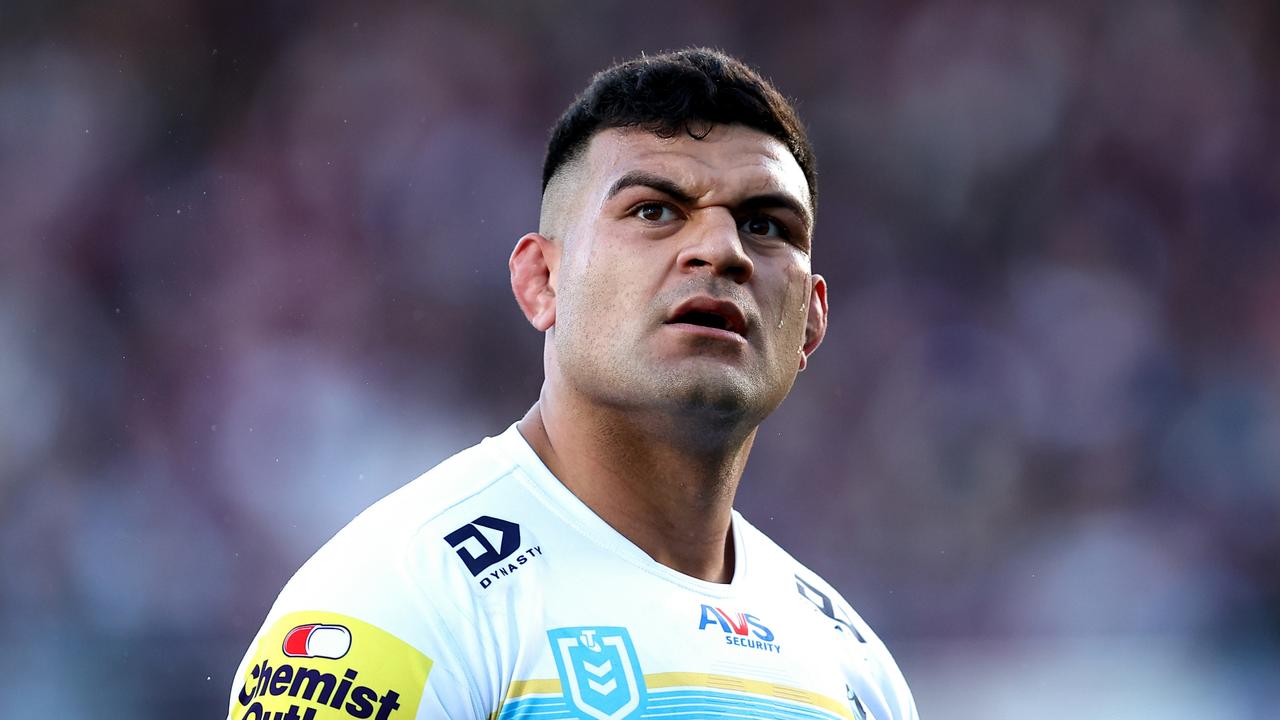 David Fifita is hoping to bring the Titans an elusive NRL premiership (Photo by Brendon Thorne/Getty Images)