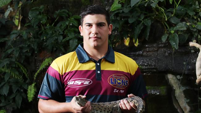 AFL Cairns has relaunched its 2020 season at the Cairns Zoom and Wildlife Dome. Cairns City Lions' Brodie Deverell. PICTURE: BRENDAN RADKE.