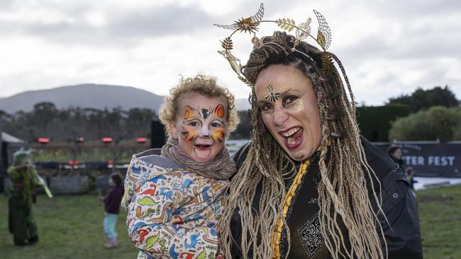 Leun de Main Bartholomew and Chelsea de Main. Willie Smiths Mid-Winter Festival. Picture: Caroline Tan