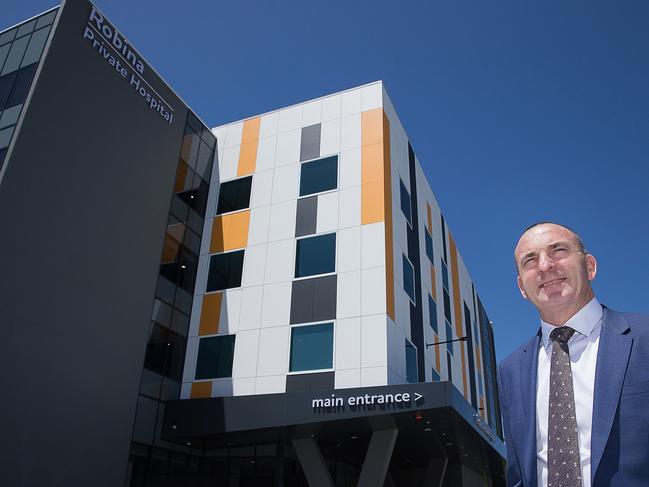 Healthe Care CEO Steve Atkins at Robina Private Hospital