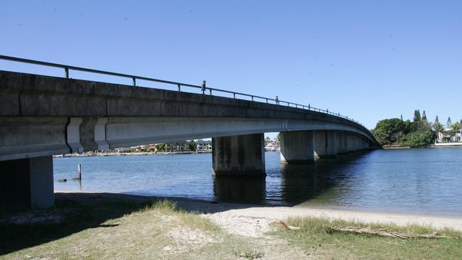 The Sovereign Island bridge where the boatie had planned to meet his “lady friend”.
