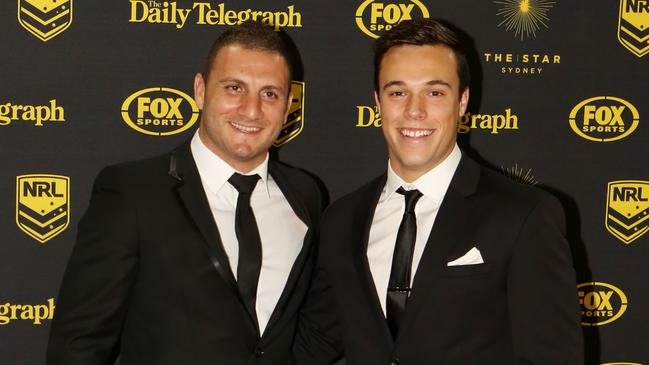 Brooks picked up the rookie award at the 2014 Dally Ms. Picture: AAP Image/Nikki Short