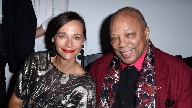 (FILE PHOTO) Musician and producer Quincy Jones who worked with Frank Sinatra, Michael Jackson and many others, dies aged 91. LOS ANGELES, CA - OCTOBER 07:  Rashida Jones and Quincy Jones attend the 2017 Los Angeles Dance Project Gala on October 7, 2017 in Los Angeles, California.  (Photo by Vivien Killilea/Getty Images for L.A. Dance Project)