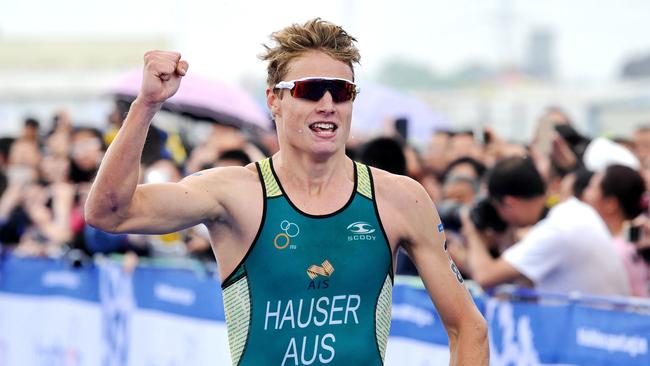 World junior champion and Gold Coast triathlete Matt Hauser will be named in Australia’s Commonwealth Games team. Picture: Janso Schmidt | ITU