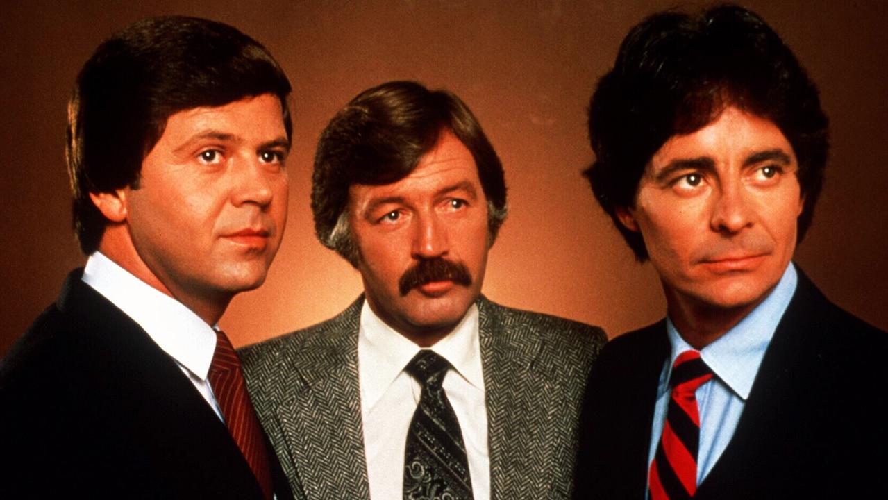 Original team of 60 Minutes reporters (from left to right): Ray Martin, George Negus and Ian Leslie in 1979.