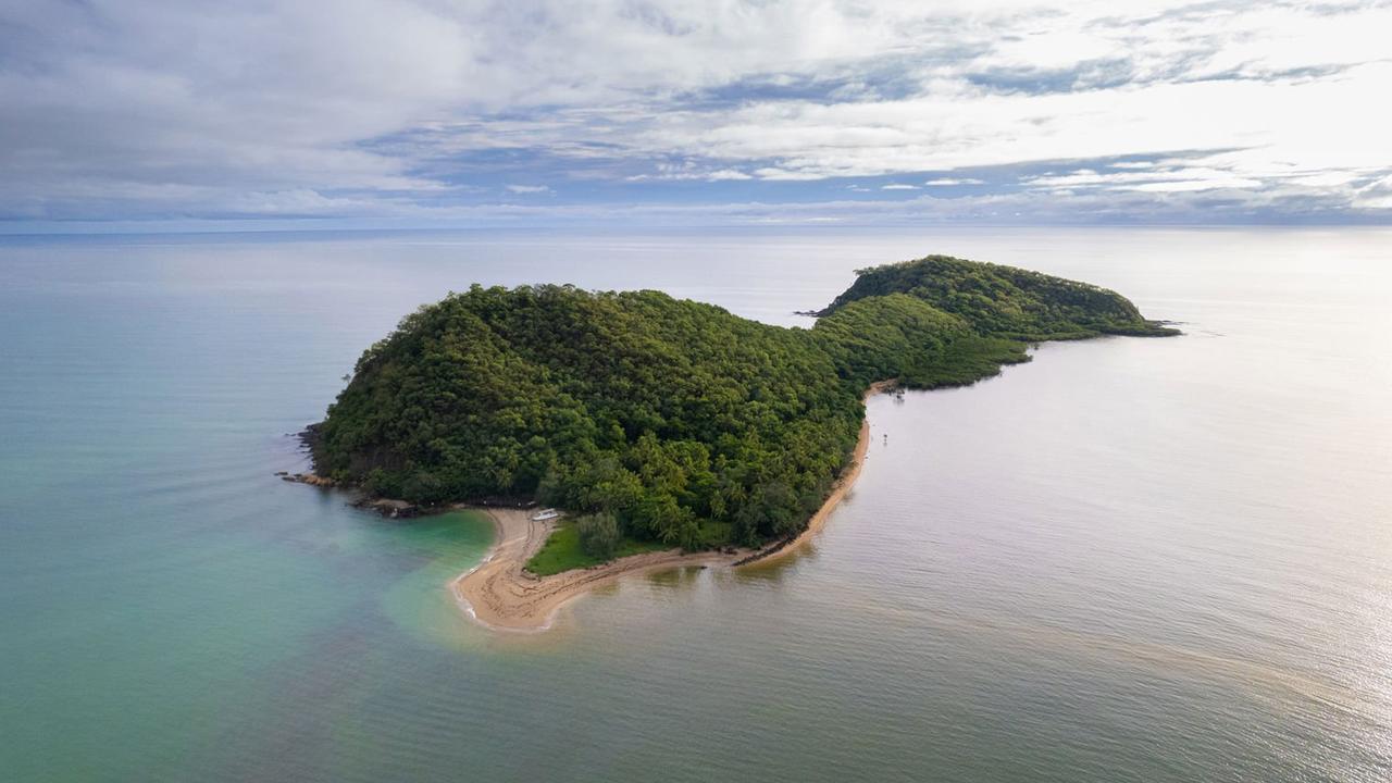 Double Island off the coast of Cairns has hit the market. Picture: CBRE