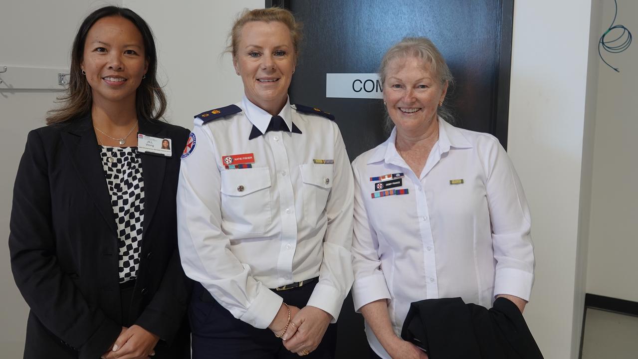 Jill Wong, Katie Fisher and Debby France. Picture: Chris Knight