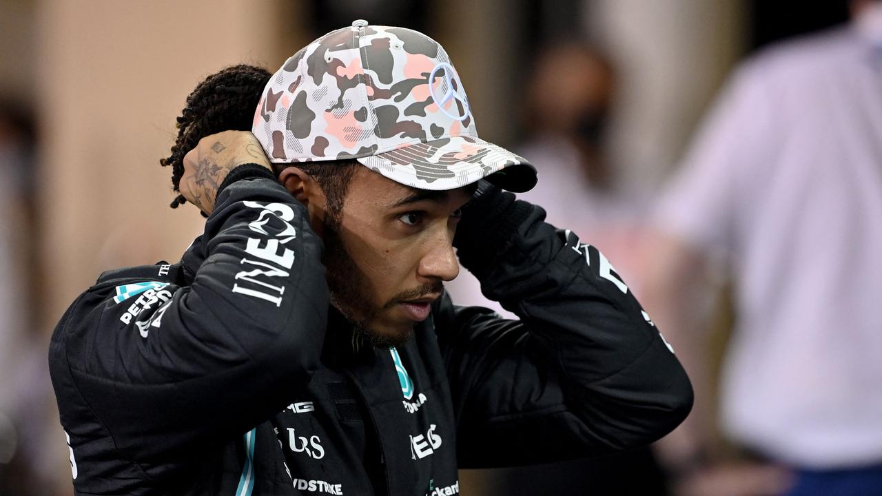 Hamilton did everything possible to win the championship. Photo by ANDREJ ISAKOVIC / AFP