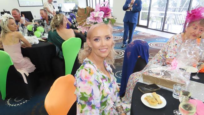 Darelle Baker also won a “Best Dressed” award at The Beach House Hotel's Melbourne Cup celebrations.