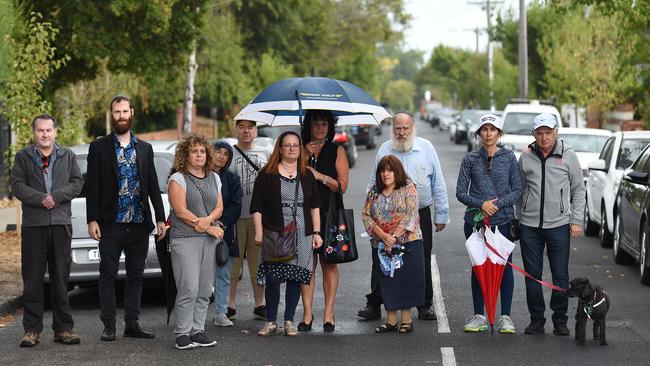 Caulfield North residents are furious about Glen Eira's plans to create a safe cycling route on busy Inkerman Rd and remove parking spaces. Picture: Josie Hayden