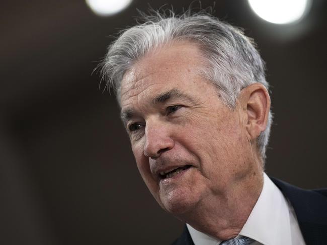 WASHINGTON, DC - OCTOBER 14: Chair of the U.S. Federal Reserve Jerome Powell attends a meeting of the IMFC (International Monetary and Financial Committee) at the IMF and World Bank Annual Meetings at IMF headquarters, October 14, 2022 in Washington, DC. Secretary Yellen will hold a news conference and take questions later in the day.   Drew Angerer/Getty Images/AFP