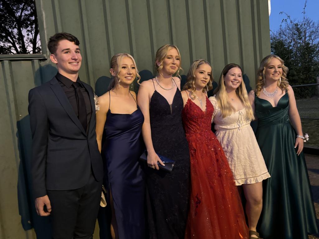 The students from Nanango State School celebrate their formal.