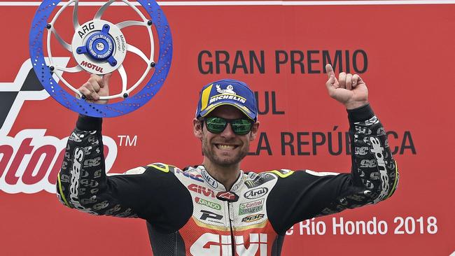 Cal Crutchlow won the MotoGP Grand Prix of Argentina.