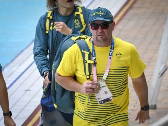 Olympic coach Michael Palfrey has been sacked by Swimming Australia. Picture: Nine