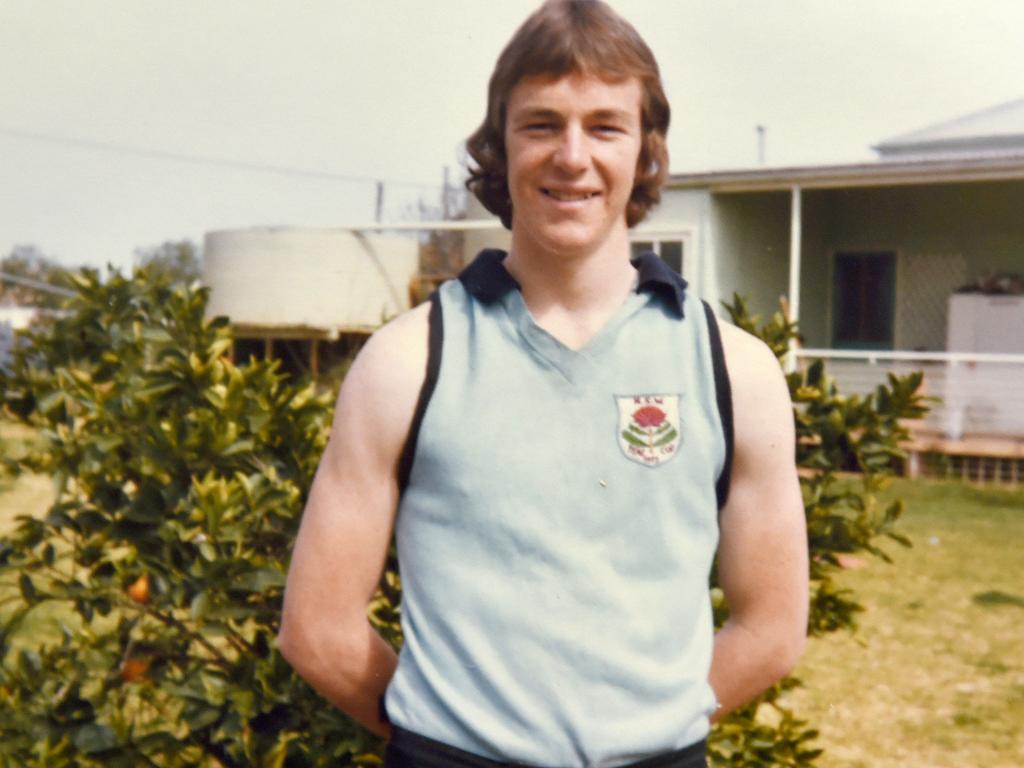 Neale Daniher in the late 1970s.