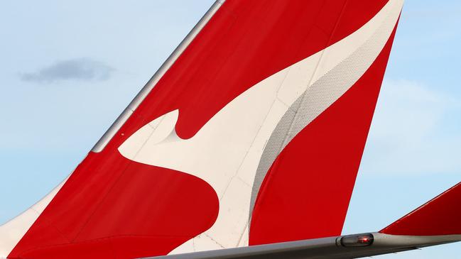 BRISBANE AUSTRALIA THURSDAY 19TH DECEMBER 2024 Generic picture of a QANTAS plane at the Brisbane International Airport Picture David Clark