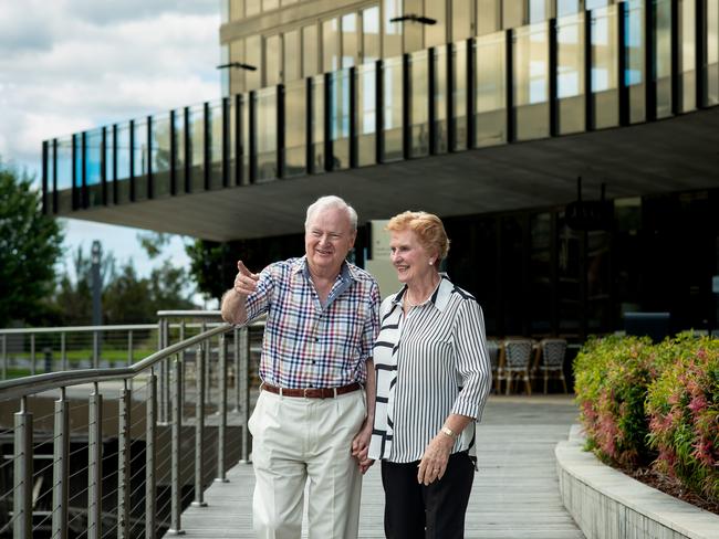 The couple say they have made lovely friends and haven’t looked back after their move. Picture: Julian Andrews