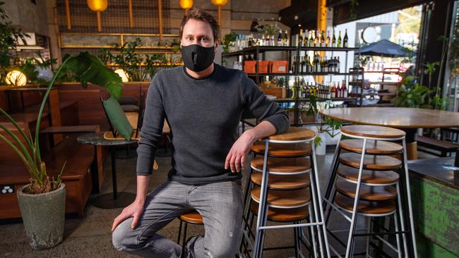 Chapel Street's Abacus Bar and Kitchen owner Dylan Whitmore has been keeping his business alfoat off takeaway orders since Stage 4 began.