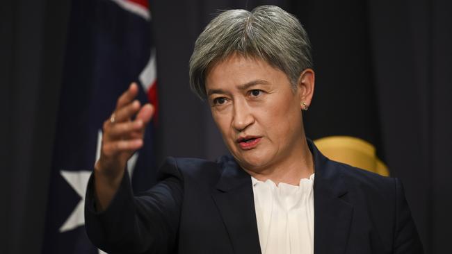 Foreign Affairs Minister Penny Wong. Picture: Martin Ollman