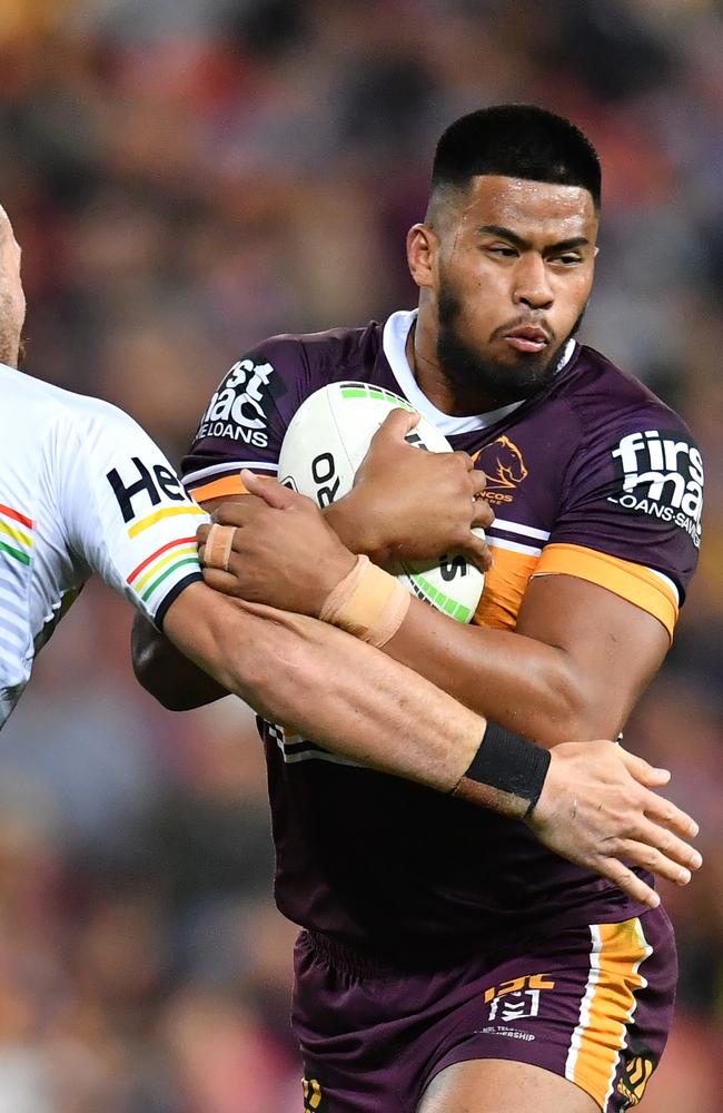 Haas destroyed the Penrith Panthers at Suncorp Stadium. Picture: Darren England