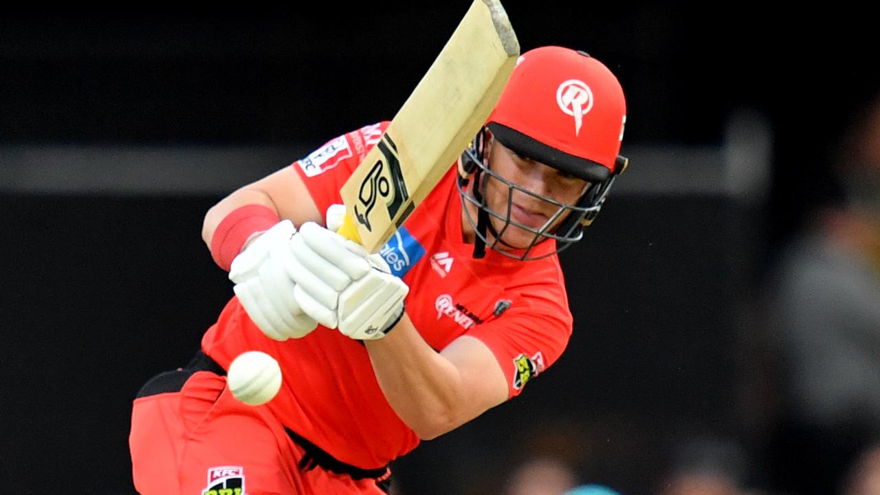 It’s been a rare sight in the last five years, but Marcus Harris is set for more time in the Melbourne Renegades’ red when the Big Bash begins on Sunday. Picture: Darren England / AAP