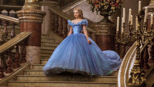 Fellow Brit Lily James took on the role of Cinderella.