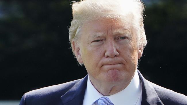 US President Donald Trump at the White House this week. Picture: AFP