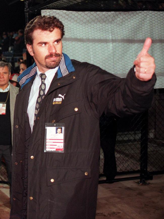 Postecoglou during his time in charge of South Melbourne.