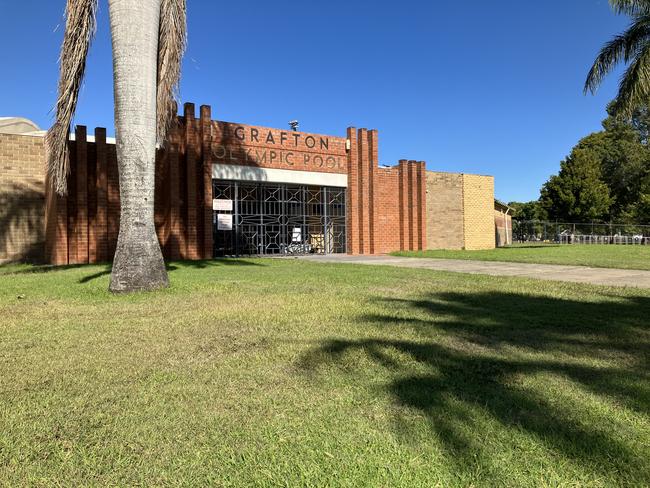 The former Grafton Olympic Pool is shut while the new Aquatic Centre is developed.