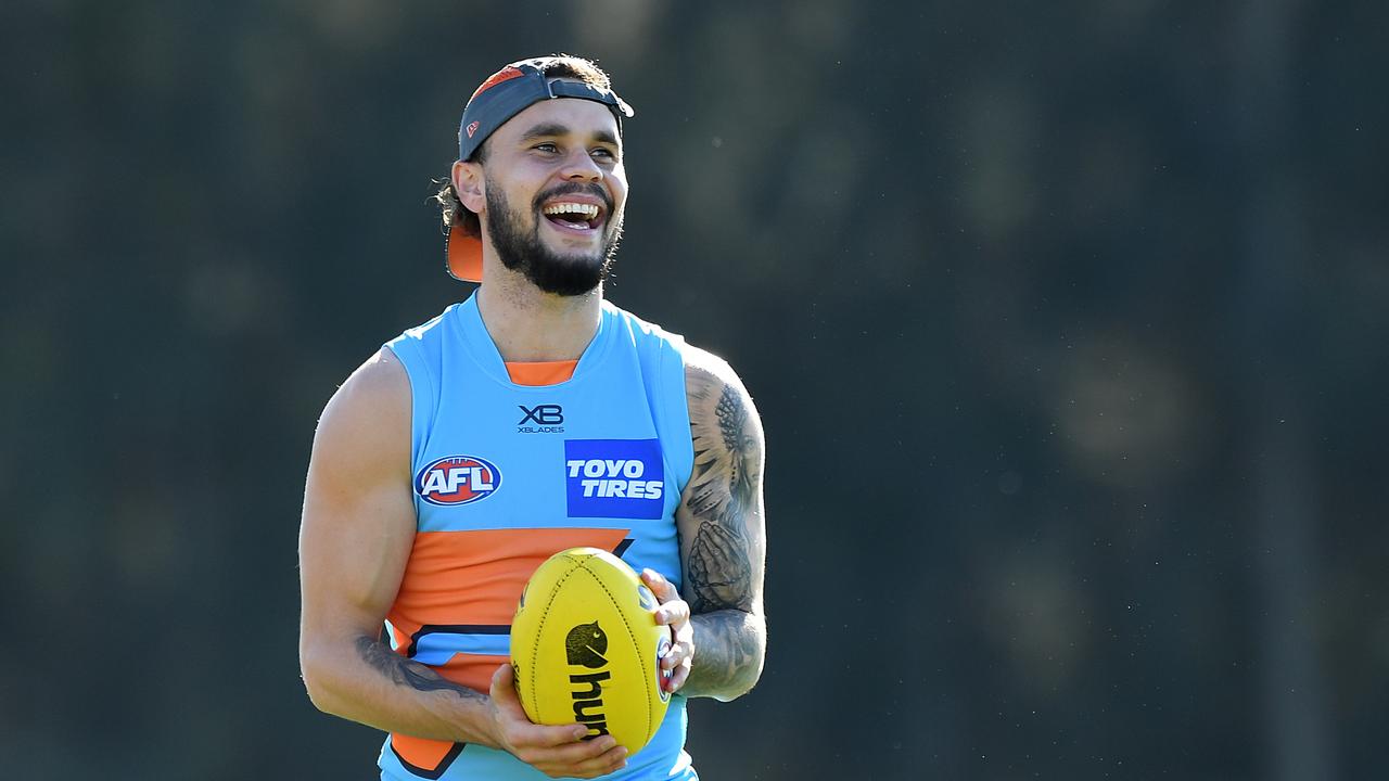 Zac Williams is ready to see his great mate when the Giants take on the Lions. Picture: AAP Images