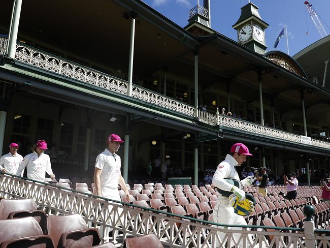 The annual Sydney Cricket Ground turns pink for Jane McGrath Day. Picture: Ryan Pierse / Getty Images