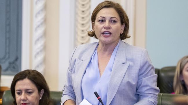 Support for Jackie Trad has plummeted since the 2017 state election, with the Deputy Premier facing a huge fight to retain her inner Brisbane seat. Picture: AAP/Glenn Hunt