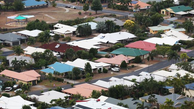 General, generic photos of houses, housing estate development and suburbia at Kanimbla, an inner city suburb of Cairns. Picture: Brendan Radke.